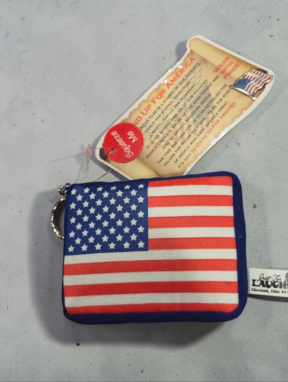 Stand Up For America Pledge Of Allegiance Sound Keychain